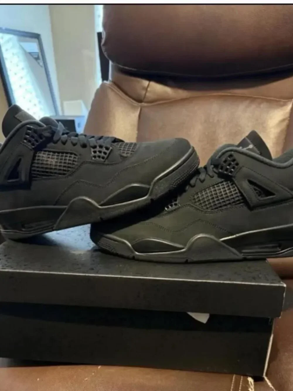 Nike Air Jordan 4 Black Cat 2025 JORDAN 4 BLACK CAT